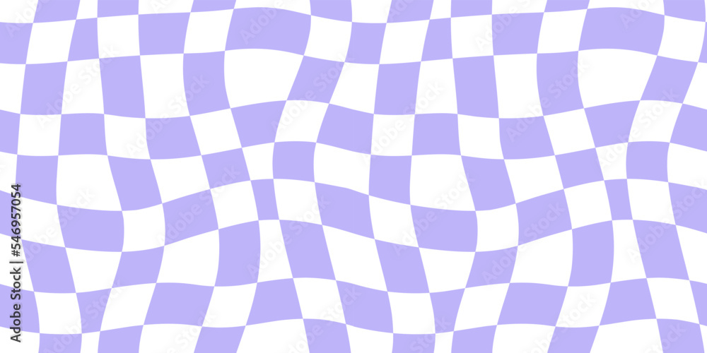 Colorful trendy checker board square seamless pattern illustration. Distorted geometric square pastel color background in vintage psychedelic y2k style. Colorful trendy checker board square seamless pattern illustration. Distorted geometric square pastel color background in vintage psychedelic y2k style.