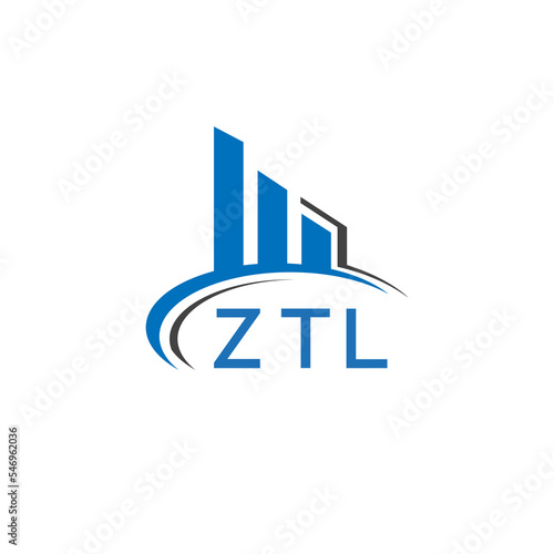 ZTL letter logo. ZTL blue image. ZTL Monogram logo design for entrepreneur and business. ZTL best icon.	
 photo