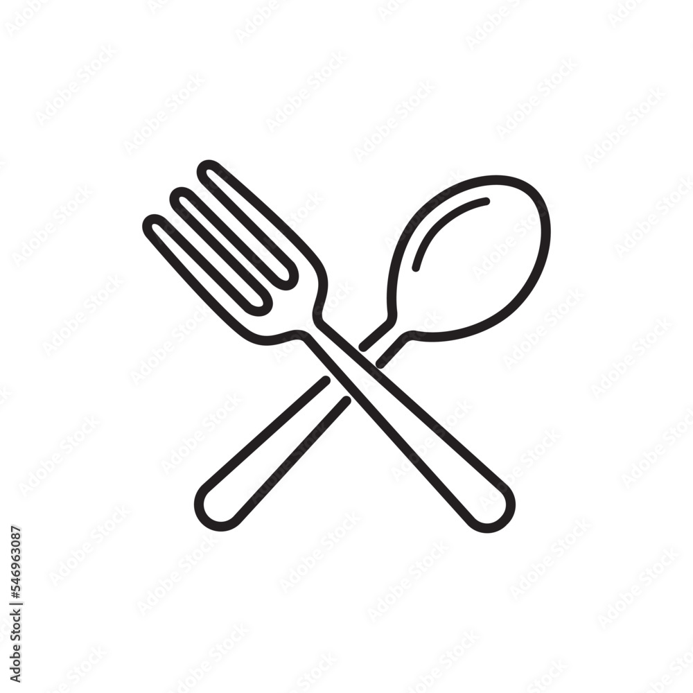 Spoon icon ,restaurant icon vector logo design template Spoon icon ,restaurant icon vector logo design template