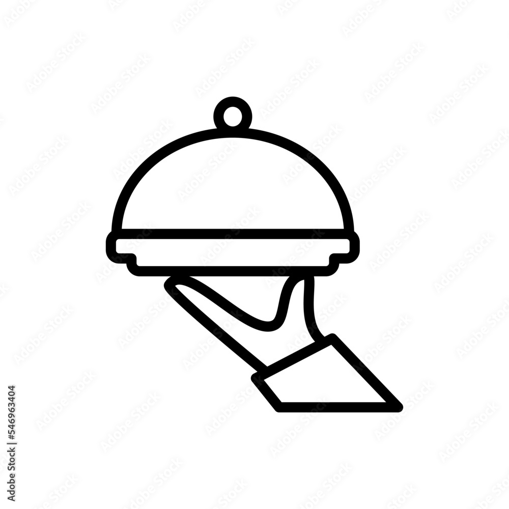 Fototapeta premium Tray icon vector logo design template