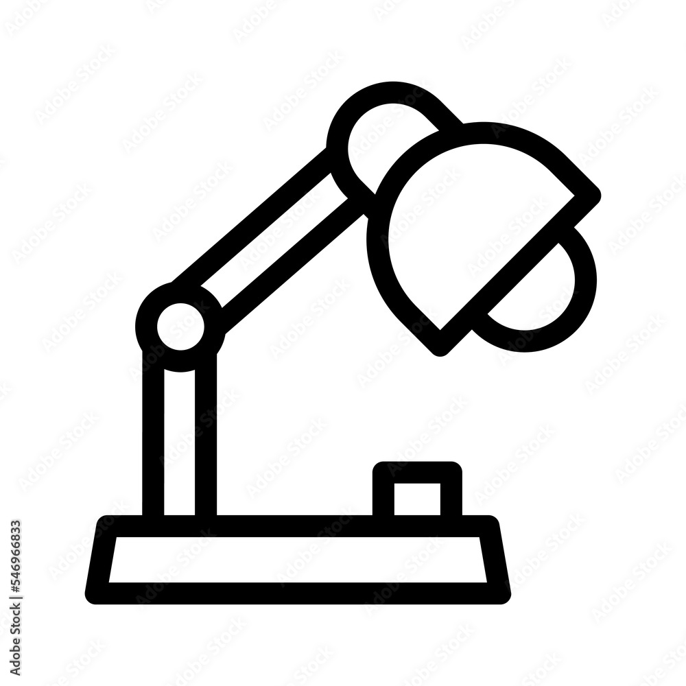desk lamp line icon illustration vector graphic desk lamp line icon illustration vector graphic
