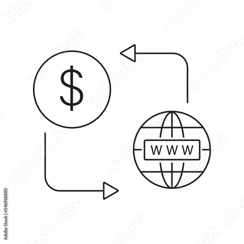 Prepaid internet access RGB icon. Paying for internet service before using. Wireless networking technology.