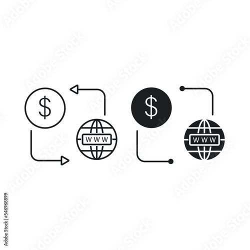 Prepaid internet access RGB icon. Paying for internet service before using. Wireless networking technology.