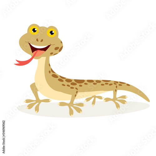 Cartoon Illustration Of A Lizard © yusufdemirci