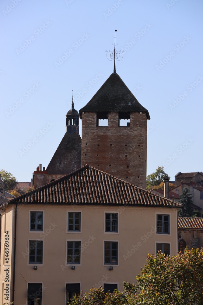 old cheese tower in Cluny