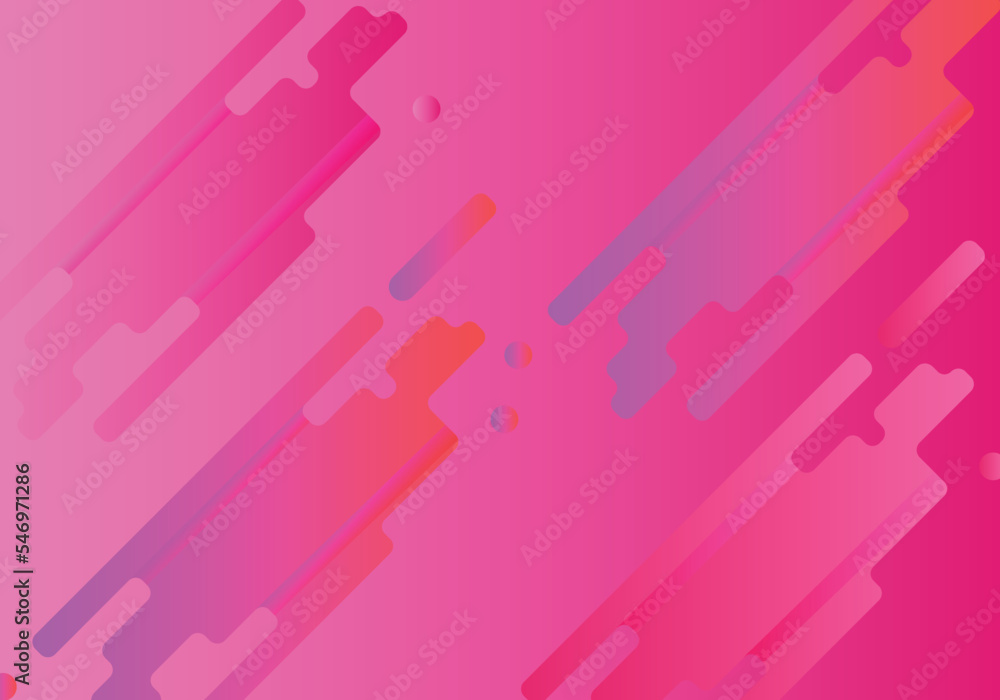 Abstract background consisting of curved pieces in technological lines gradient from light pink to dark : Vector Abstract background consisting of curved pieces in technological lines gradient from light pink to dark : Vector