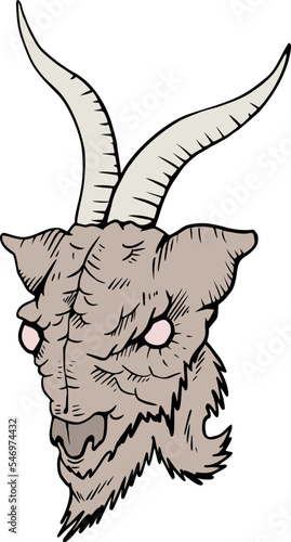 Creepy goat draw