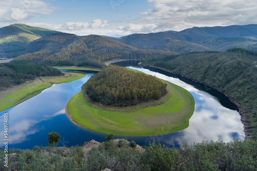 Melero meander, in the province of Caceres, Extremadura photo