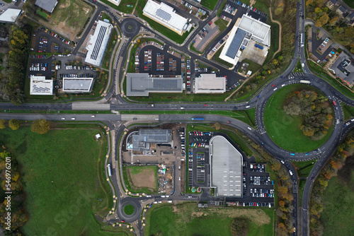 aerial view of Bridgehead Business Park, Boothferry Rd, Hessle