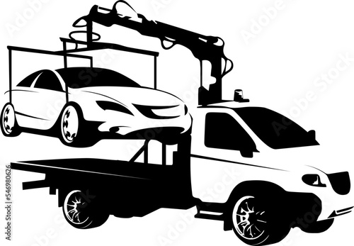 Evacuation of a car from an accident or illegal parking