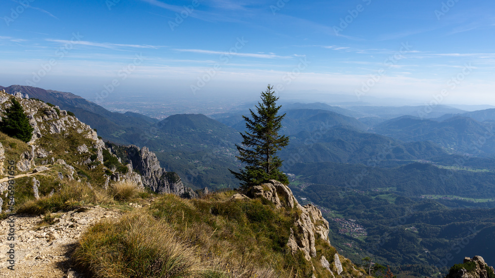 Naklejka premium landscape in the dolomites