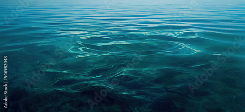 Calm water ripples texture background   Generative AI  