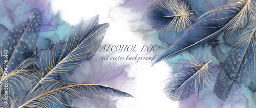Modern creative design,  background marble texture. Alcohol ink. vector.