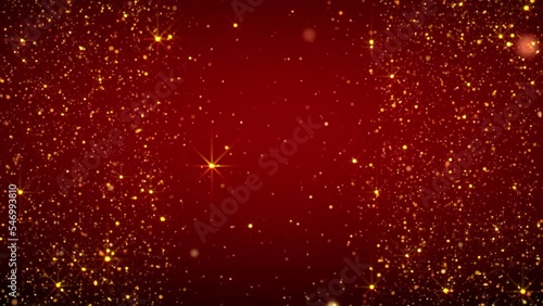 christmas red glitter stars background party