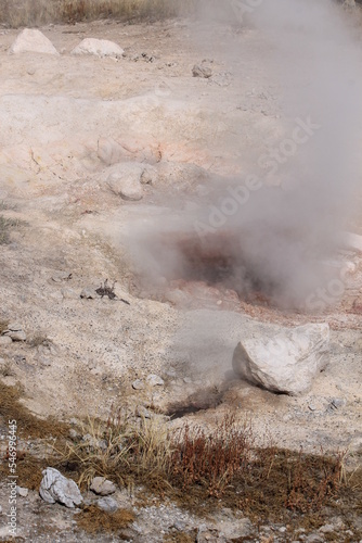 sulfur geyser