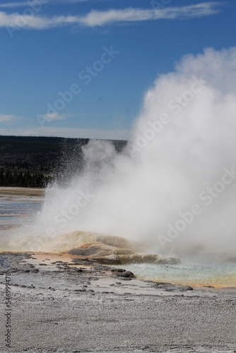 water geyser erupting