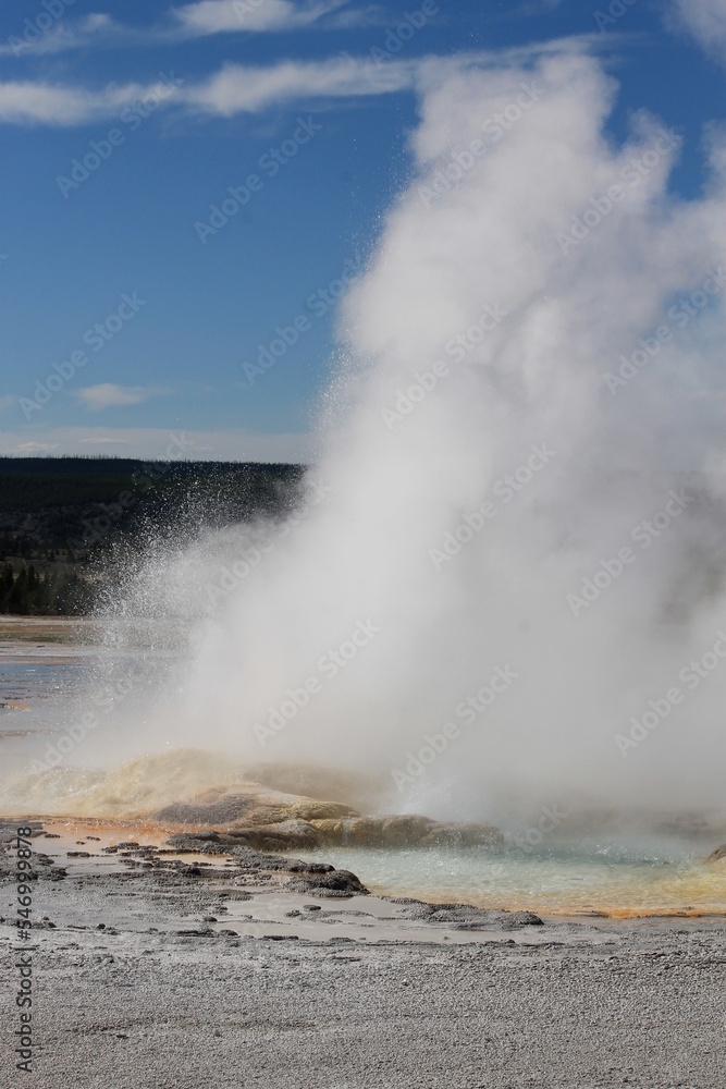 water geyser erupting