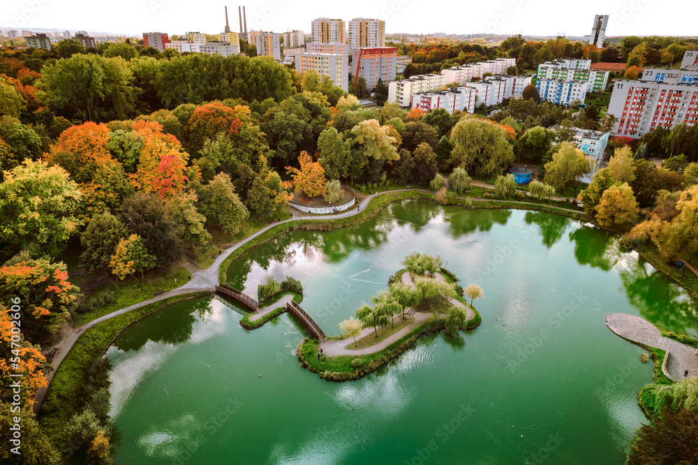 Bytom - Park Kohla - wyspa