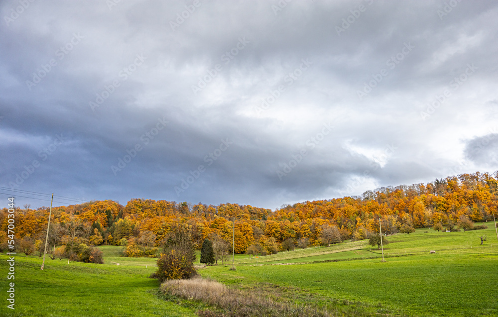 autumn in the mountains, Hellikon, Switzerland