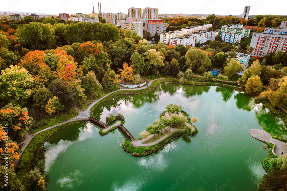 Bytom - Park Kohla - wyspa