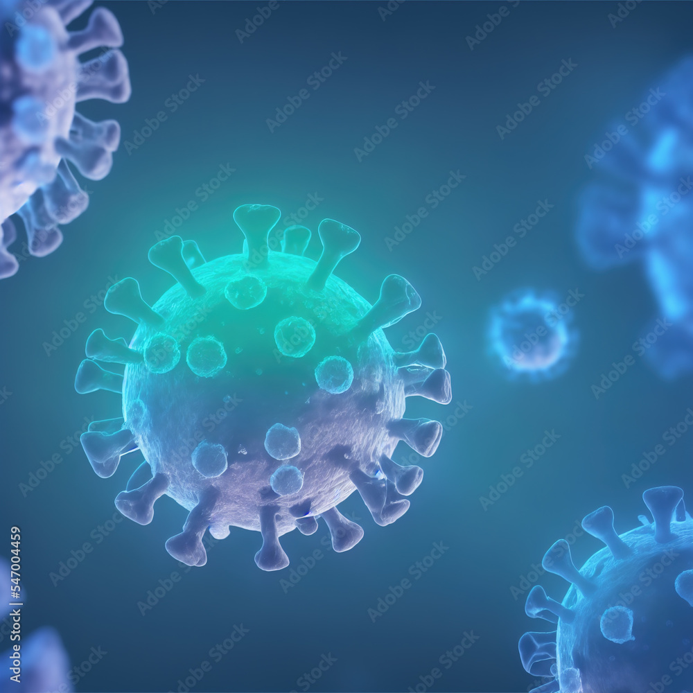 Covid-19 Flu Cold RSV Covid Virus Molecule Covid-19 Flu Cold RSV Covid Virus Molecule