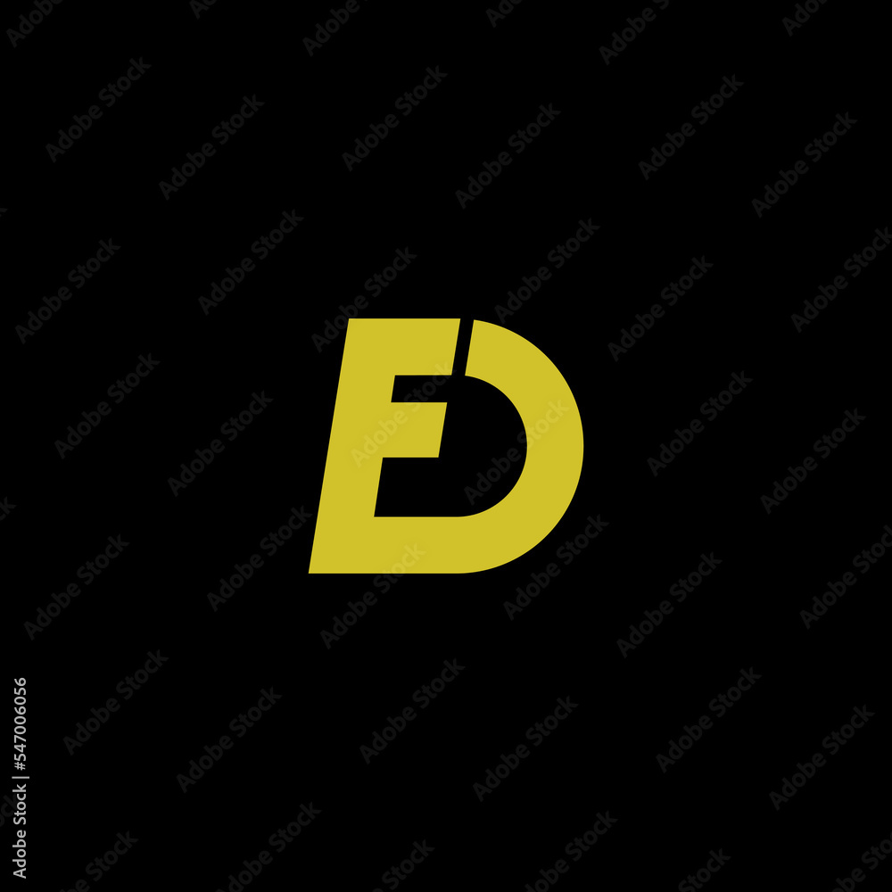 Initial FD letter logo vector design template. FD letter logo is suitable for business logo Initial FD letter logo vector design template. FD letter logo is suitable for business logo