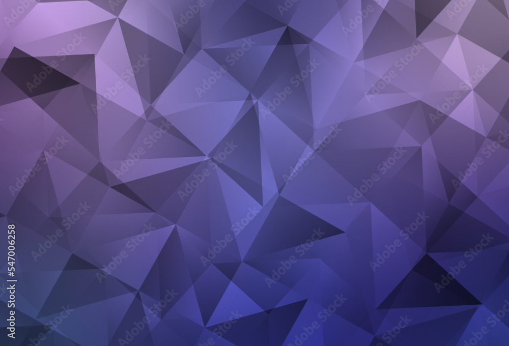 Obraz premium Light Pink, Blue vector low poly layout.