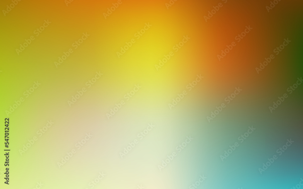Light green, yellow vector gradient blur drawing.