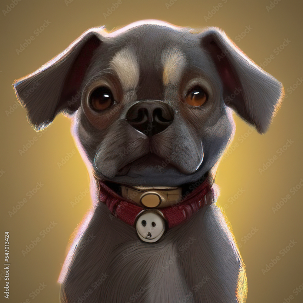 A cute dog illustrator