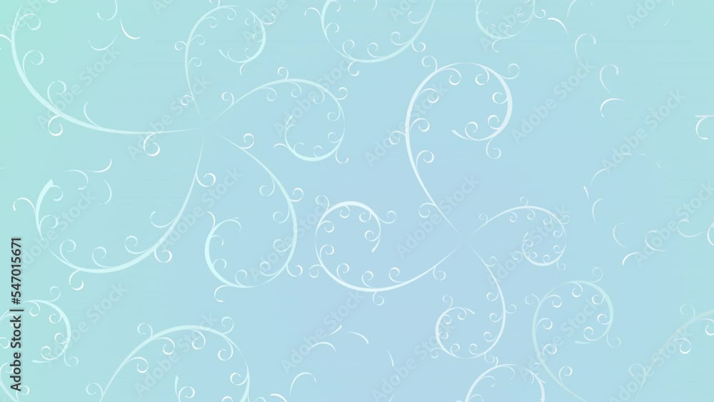 3d animation. Delicate patterns gradually appear or are drawn on a blue background. Abstract flowers or snow patterns on glass. Ornament with round swirls and twigs. Not a bright blue background. 3d animation. Delicate patterns gradually appear or are drawn on a blue background. Abstract flowers or snow patterns on glass. Ornament with round swirls and twigs. Not a bright blue background.