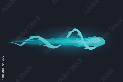 Cartoon laser gun beam. Alien combat weapon rays. Futuristic shot effect. Destructive plasma flow. Bomb blaster attack explosion. Vector game element