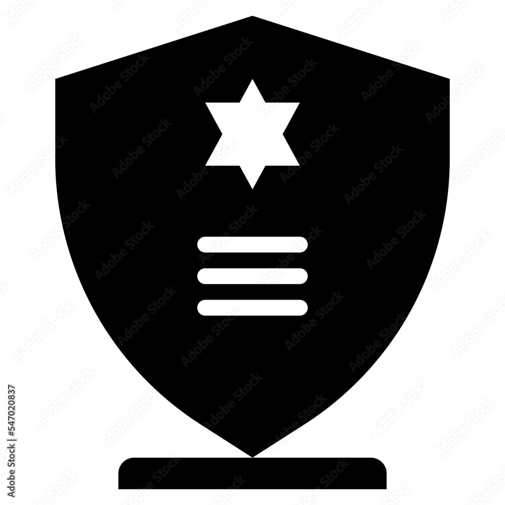 badge success shield trophy icon solid glyph badge success shield trophy icon solid glyph