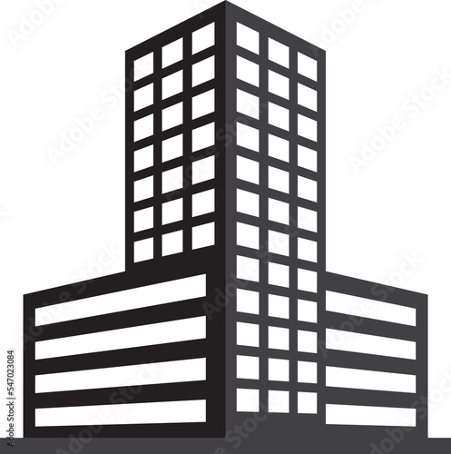 Buildings icon and office icon 