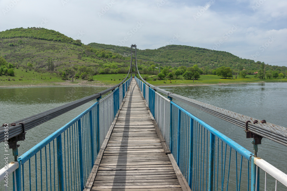 Fototapeta premium Landscape of Studen Kladenets Reservoir, Bulgaria