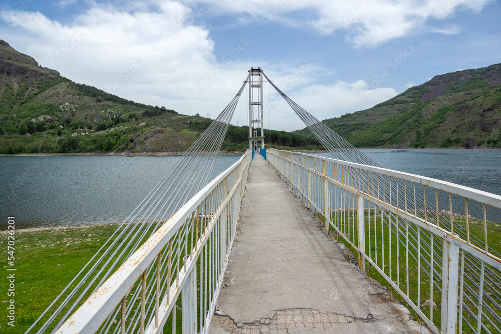 Landscape of Studen Kladenets Reservoir, Bulgaria