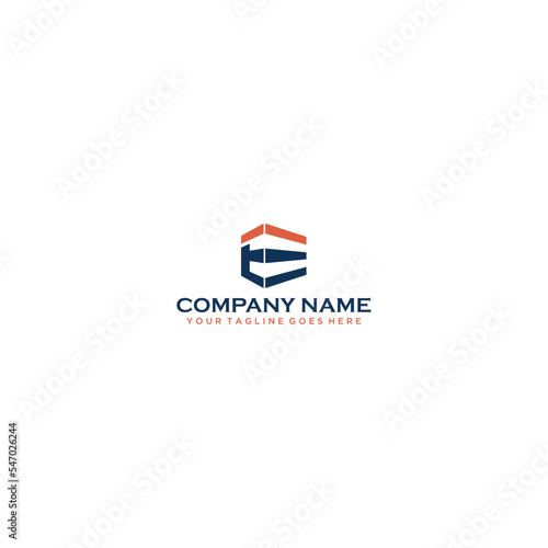 Logo design of E in vector for construction, home, real estate, building, property. Free Download Logo design of E in vector for construction, home, real estate, building, property. - GFXLoad