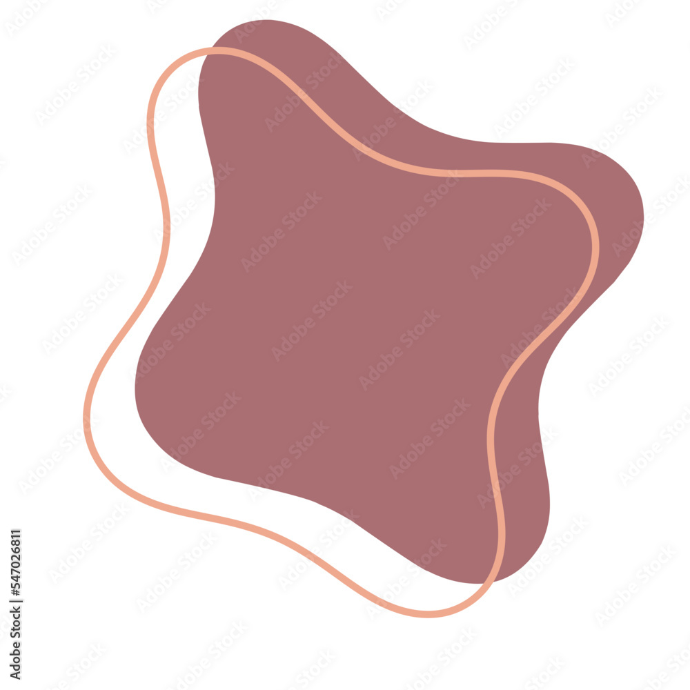 Aesthetic abstract Blob shape and line Aesthetic abstract Blob shape and line