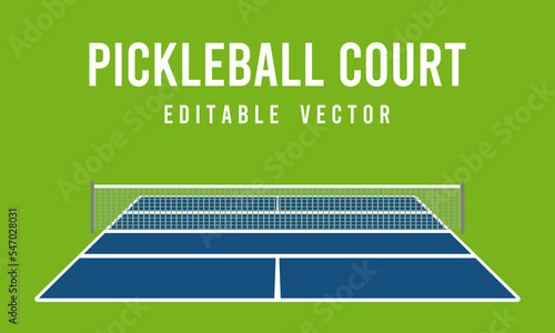 Great editable vector pickleball court design suitable for your digital resources print and others
