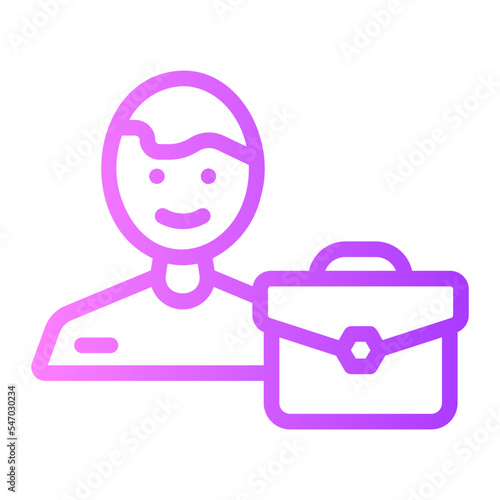 self employed gradient icon