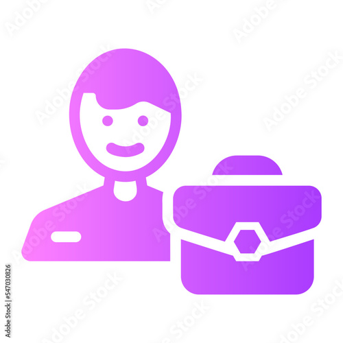 self employed gradient icon