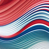 Czech flag wavy abstract background. Raster version.
