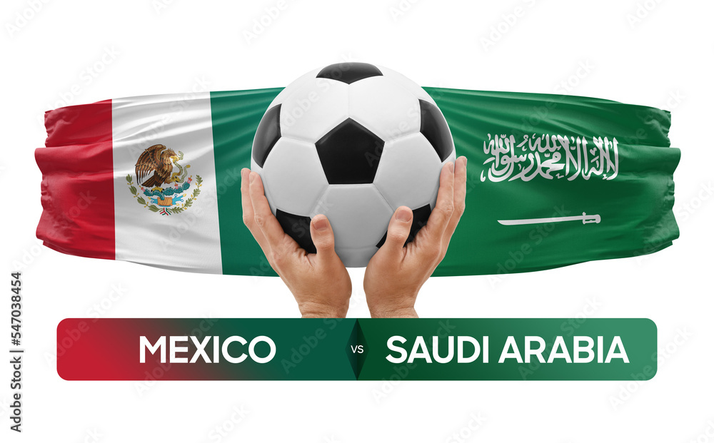 Mexico vs Saudi Arabia national teams soccer football match competition