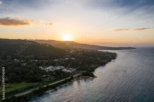 Fototapeta Naklejka Na Ścianę i Meble -  View of Montego Bay Jamaica