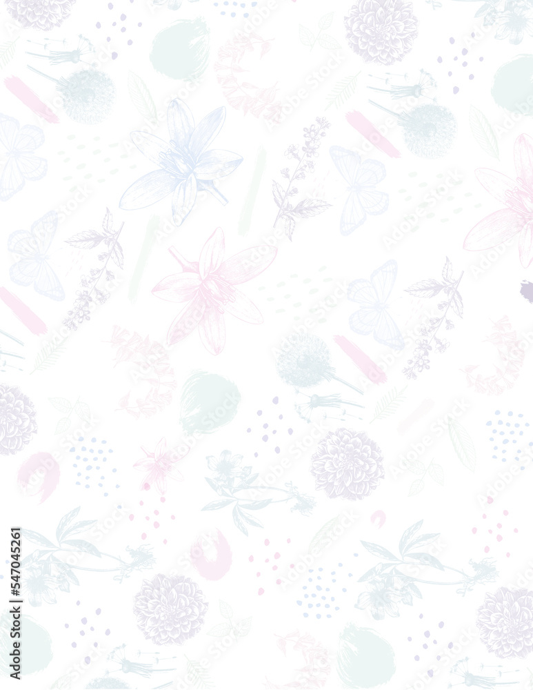 textura patrón imagen rosa botánico vintage femenino