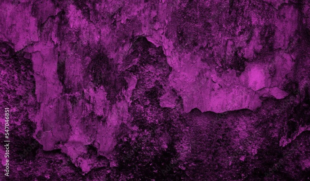 cracked wall background with purple coloring, old wall scratches with crack art, peeling wall surface with old wall scratches