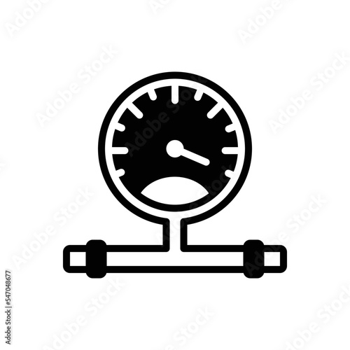 Black solid icon for max