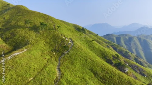 The early autumn scenery of Wugong Mountain Natural Scenic Area, Pingxiang, Jiangxi, China