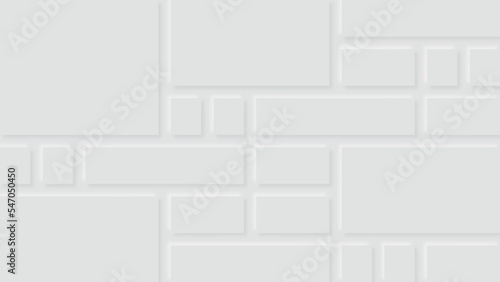 Modern white abstract background. Geometric banner.
