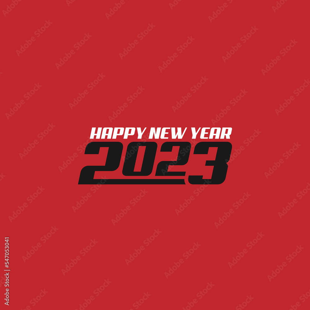 2023 happy new year banner vector image