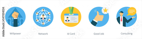 will power, network, id card